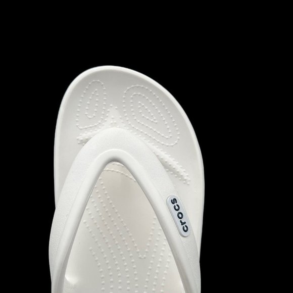 Crocs Bayaband Womens Flip Flop Sandal Size 9 White Water Friendly Lightweight - Picture 9 of 16